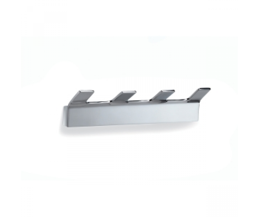 Gedy Rectangular Multiple Hook - Chrome