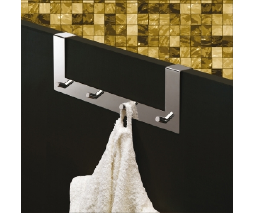 Multiple Over The Door Hook - Polished
