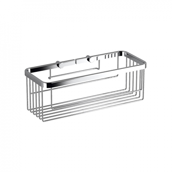 Ebzone ! Rectangular Shower Basket - Chrome