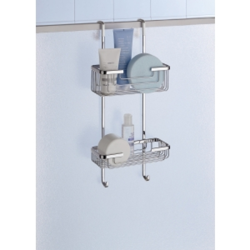 Shower Rack 2 Tier - Chrome