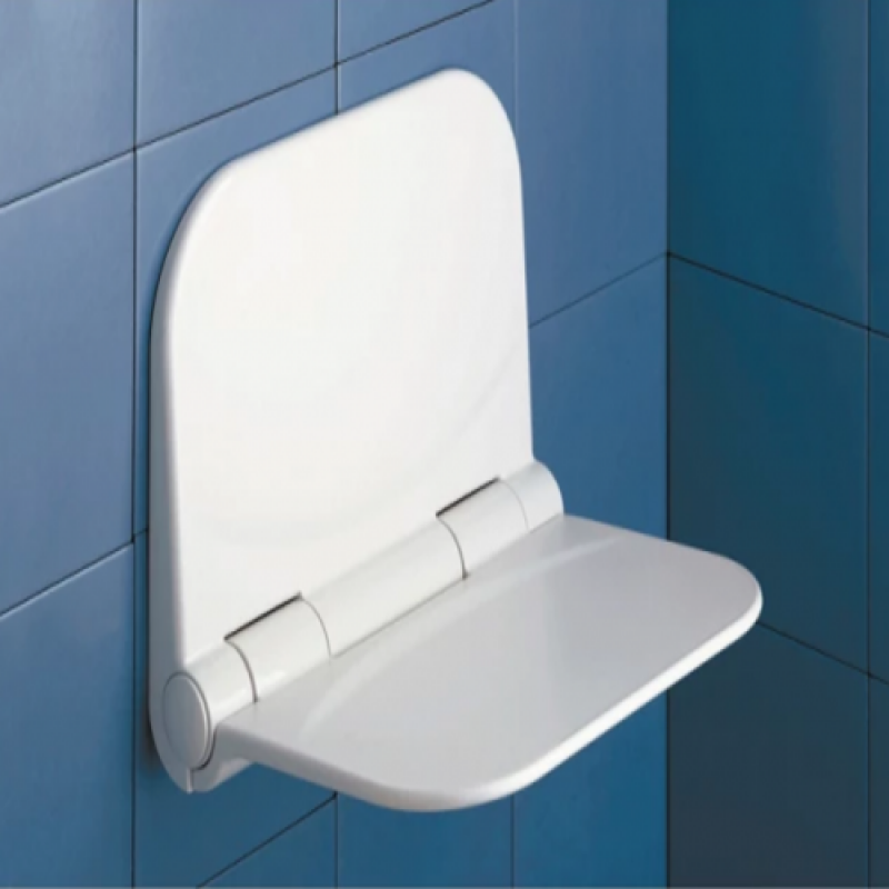 Origins Living Bathroom Dino Shower Seat - White