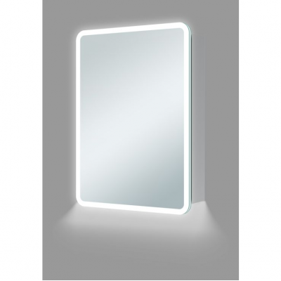 Akari 500mm 1 Door LED Mirrored Cabinet