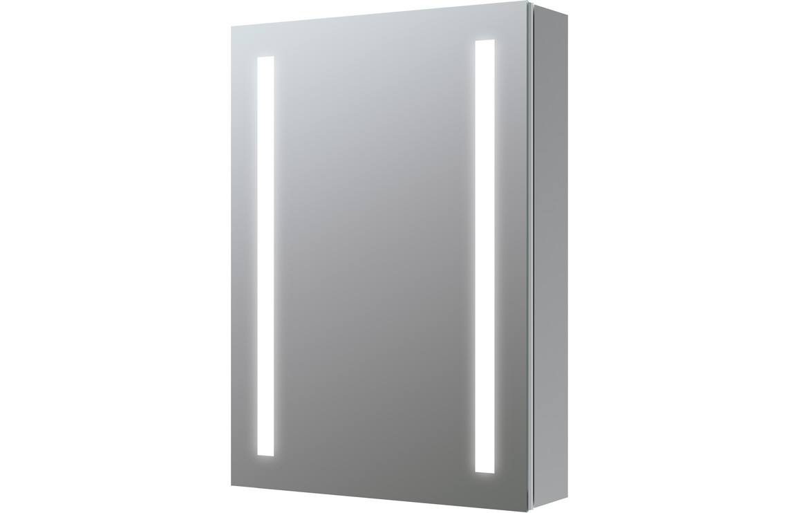 Bathroom Wall Cabinets DIMS0110 Sakura 500mm 1 Door Front-Lit LED Mirror Cabinet