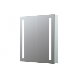 Sakura 600mm 2 Door Front-Lit LED Mirror Cabinet