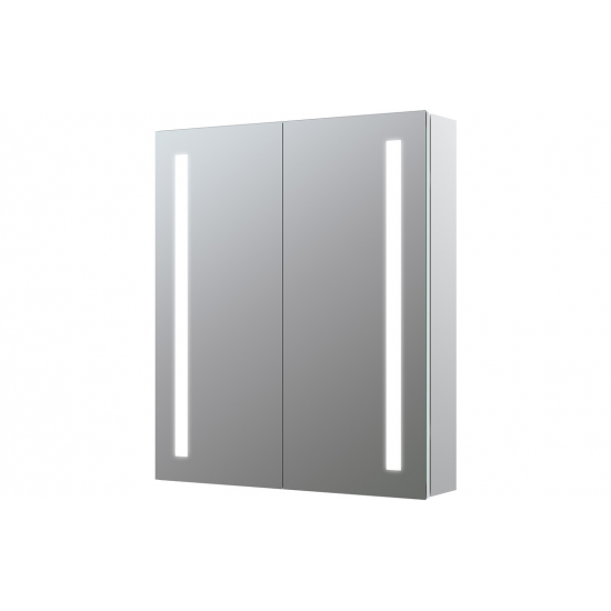 Sakura 600mm 2 Door Front-Lit LED Mirror Cabinet