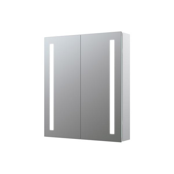 Sakura 600mm 2 Door Front-Lit LED Mirror Cabinet