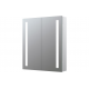 Sakura 600mm 2 Door Front-Lit LED Mirror Cabinet