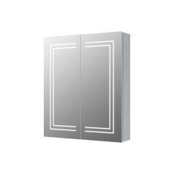Suki 600mm 2 Door Front-Lit LED Mirror Cabinet