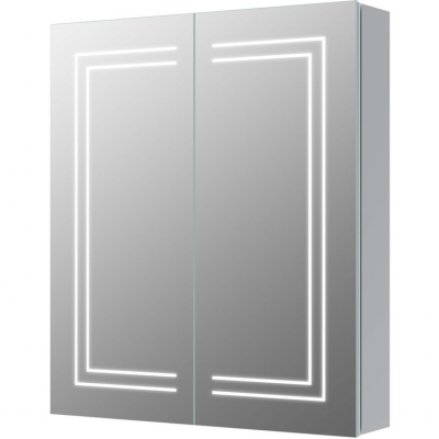 Suki 600mm 2 Door Front-Lit LED Mirror Cabinet