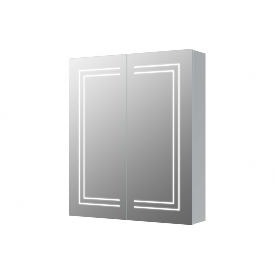 Suki 600mm 2 Door Front-Lit LED Mirror Cabinet