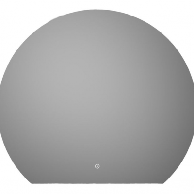 Otsu 600x500mm Round Back-Lit LED Mirror