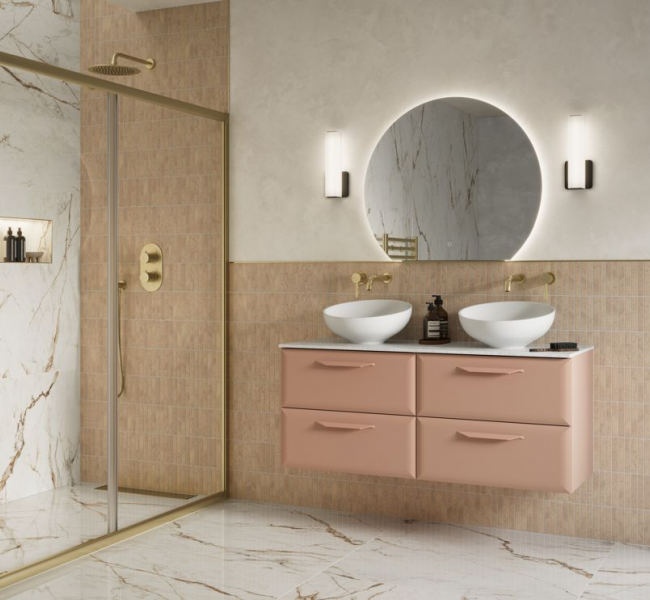 Alone DIMR0082 Otsu 800x700mm Round Back-Lit LED Mirrors