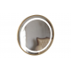 BTL Bathroom Mirrors DIMR0082 Halo 600mm Round Front-Lit LED Mirror - Brushed Brass