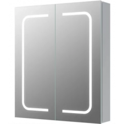 Rika 600mm 2 Door Front-Lit LED Mirror Cabinet Rika 600mm 2 Door Front-Lit LED Mirror Cabinet