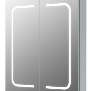 Rika 600mm 2 Door Front-Lit LED Mirror Cabinet