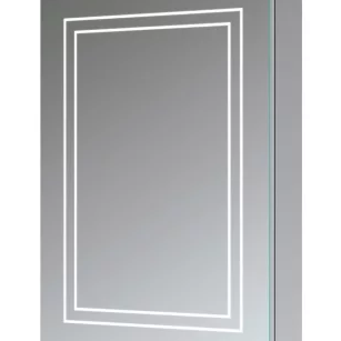 Suki 500mm 1 Door Front-Lit LED Mirror Cabinet