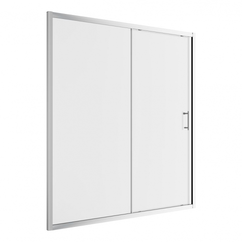 1700mm Sliding Shower Doors Chrome Frame