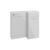 Venosa 900mm Furniture & BTW WC Pack - Grey Gloss (RH)