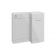 Venosa 900mm Furniture & BTW WC Pack - Grey Gloss (RH)