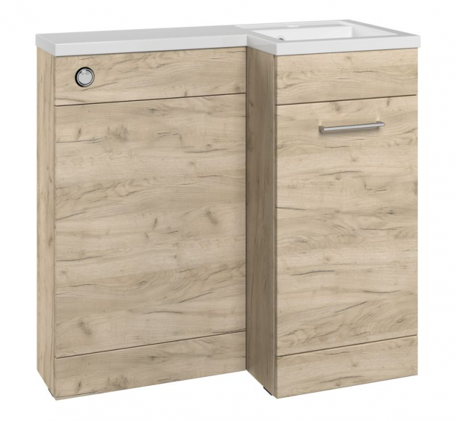 Venosa 900mm Furniture & BTW WC Pack - Oak (RH) Venosa 900mm Furniture & BTW WC Pack - Oak (RH)
