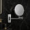 Origins Living Mason Reversible 5x Magnifying Wall Mirror - Brushed Nickel MSN-007520-BN Bathroom Accessory