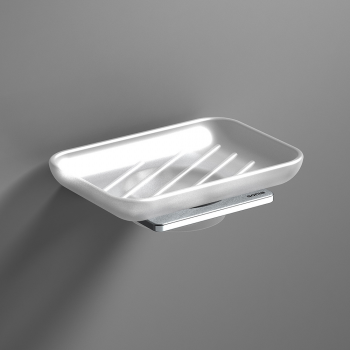 Origins Living S Cube/S6/Eletech Soap Dish - Chrome 166886 Bathroom Accessory