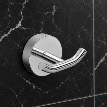 Origins Living Eros Double Hook - Chrome 2326-13 Bathroom Accessory