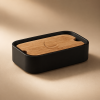 Bathroom Accessories Ninfea 1311-14 Origins Living Ninfea Soap Dish - Black/Bamboo 1311-14 Origins Living Ninfea Soap Dish - Black/Bamboo 1311-14
