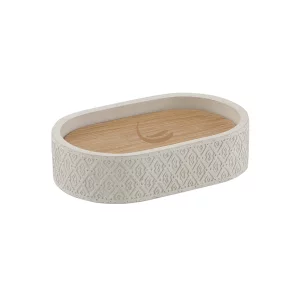 Afrodite Freestanding Accessories 4911-08 Origins Living Afrodite Soap Dish - Warm Grey 4911-08