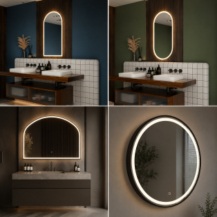Bathroom Origins living Lomax Light Mirrors