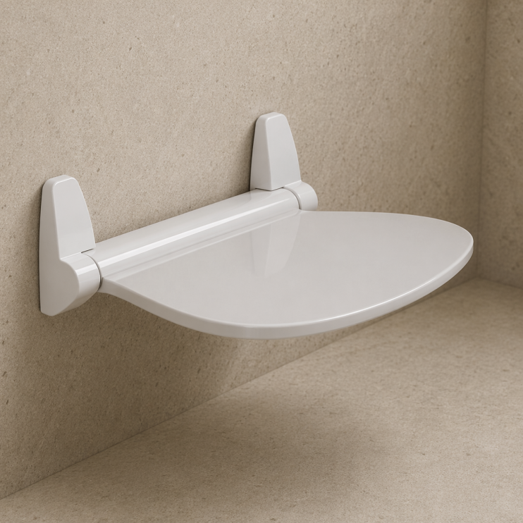 Origins Living SOUND Shower Seat - White 2282-02 Origins Living SOUND Shower Seat - White 2282-02
