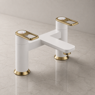 Bathroom Mixed Coloured Taps