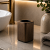 Bathroom Accessories Dafne 3998-30 Origins Living Dafne Tumbler - Dark Bamboo 3998-30 Origins Living Dafne Tumbler - Dark Bamboo 3998-30
