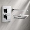 Cosmic Square Shower Valve & Kit Pack 1 - Chrome Cosmic Square Shower Valve & Kit Pack 1 - Chrome