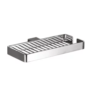 Origins Living Lounge Double Metal Soap Basket - Chrome 5418-13 Bathroom Accessory