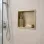 305x360mm Bathroom Niche - Brushed Brass