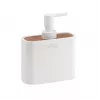 Origins Living Ninfea Soap Dispenser - White/Bamboo 1380-02