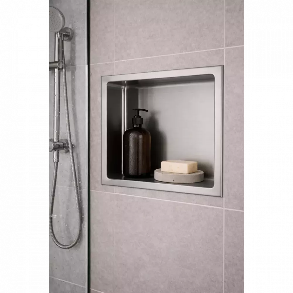 305x360mm Bathroom Niche - St/Steel