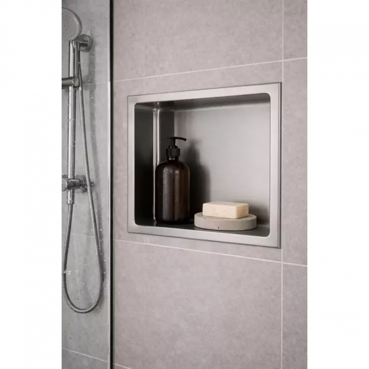 305x360mm Bathroom Niche - St/Steel