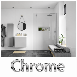 Wetroom Panels Chrome