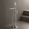 Abode Levarto Floor Standing Bath Shower Mixer - Chrome