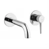 Bathroom Basin/Bath Wall Mixers Chrome AB4046 Abode Chao Wall Mounted 2-Hole Bath Mixer - Chrome Bathroom Taps