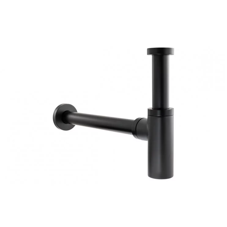 Abode Uno Basin Bottle Trap - Matt Black