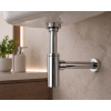 Abode Uno Basin Bottle Trap - Chrome