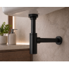 Abode Uno Basin Bottle Trap - Matt Black