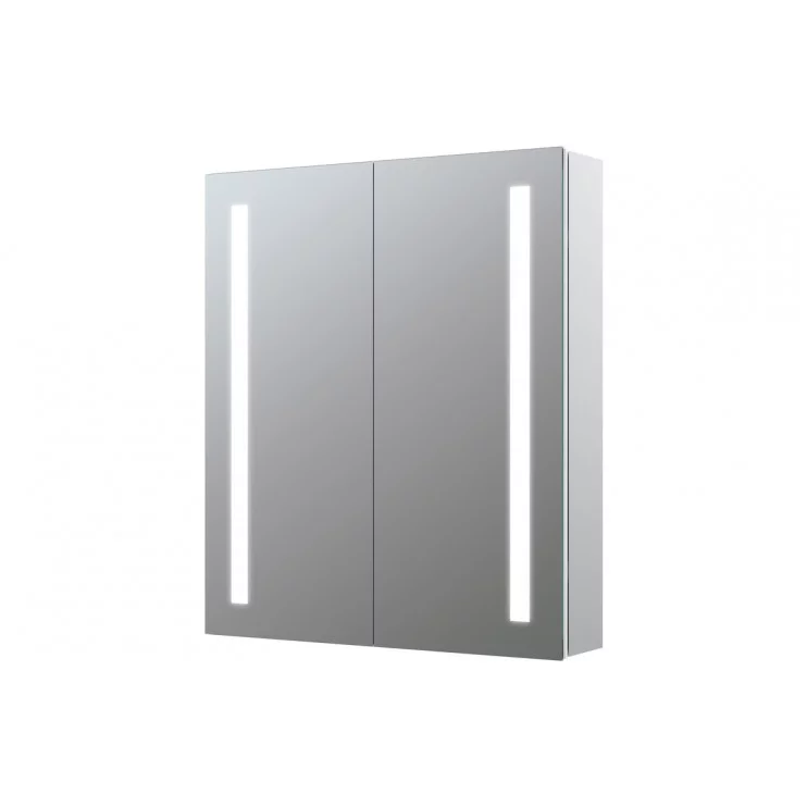 Sakura 600mm 2 Door Front-Lit LED Mirror Cabinet