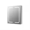 Rika 600mm 2 Door Front-Lit LED Mirror Cabinet