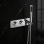 Luna Thermostatic Two Outlet Shower Valve w/Handset - Chrome