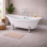 Tiverton Freestanding 1620x700x770mm 0TH Bath w/Feet
