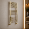 Grada Straight 30mm Ladder Radiator (500x1200x30mm) - Brushed Brass